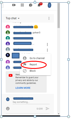 Report a live chat message – Hithawathi