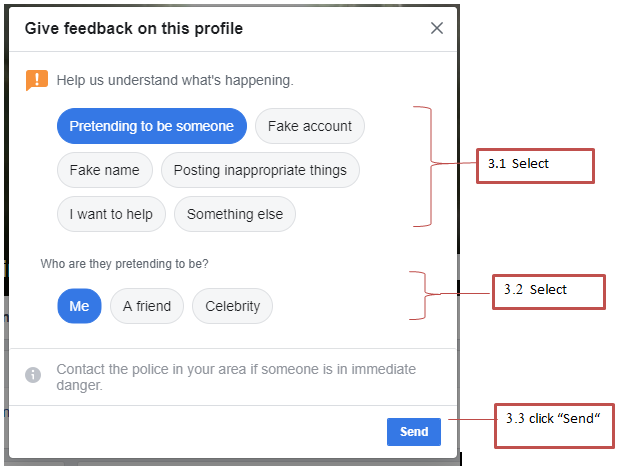 How do you report an account for impersonation? – Hithawathi