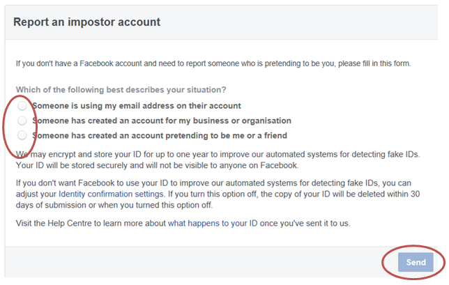 How do you report an account for impersonation? – Hithawathi