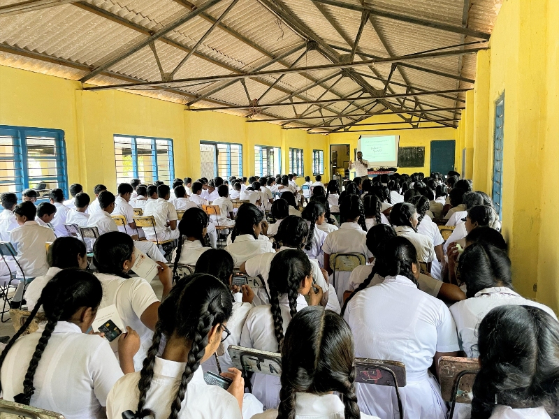 Cyber Safety Awareness through ‘Hithawathi Teens Hub’ – At Pannampitiya Maha Vidyalaya - 12th Feb 202 (